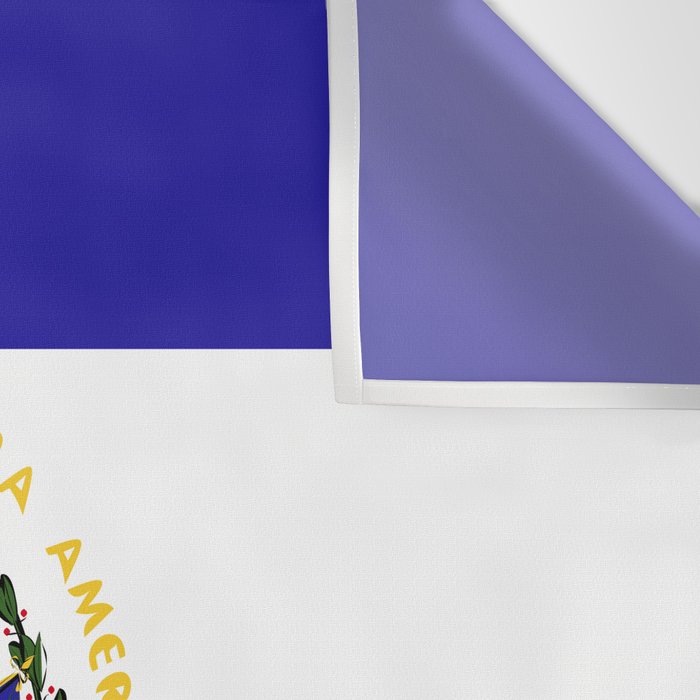 El Salvador flag emblem Wall Tapestry Gallery Image 3