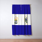 El Salvador flag emblem Window Curtain Gallery Image 3