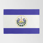 El Salvador flag emblem Rug Gallery Image 2