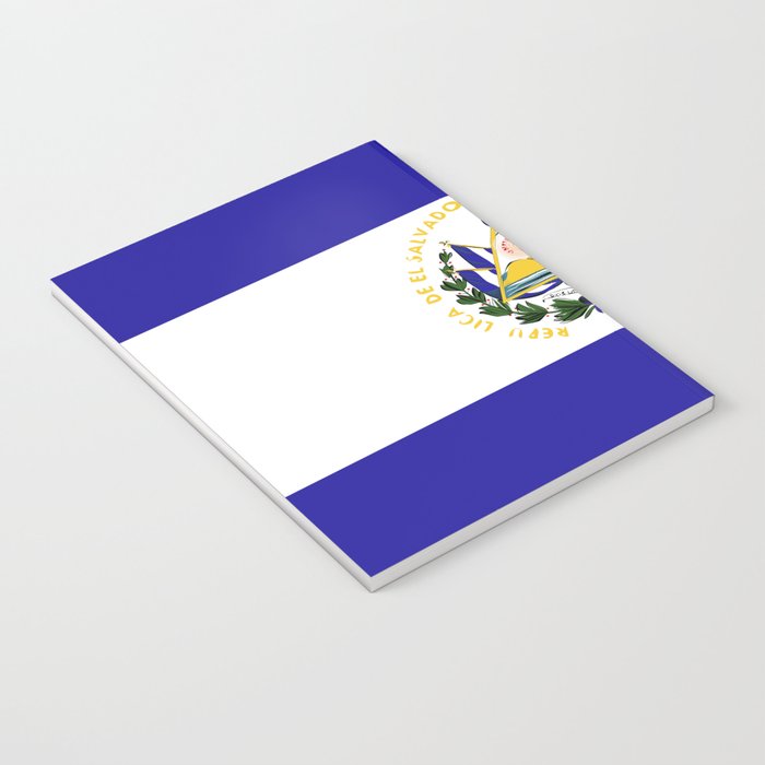 El Salvador flag emblem Notebook Gallery Image 3