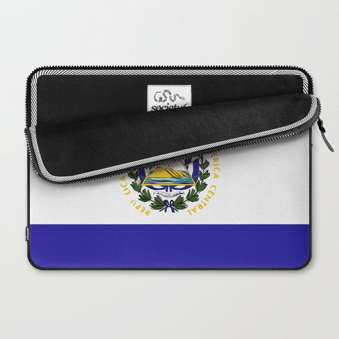 El Salvador flag emblem Laptop Sleeve Gallery Image 2