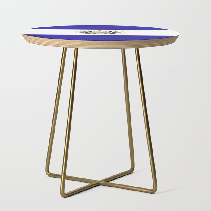 El Salvador flag emblem Side Table Gallery Image 1