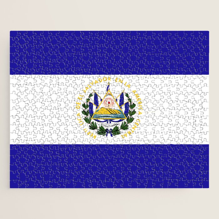 El Salvador flag emblem Jigsaw Puzzle Gallery Image 1