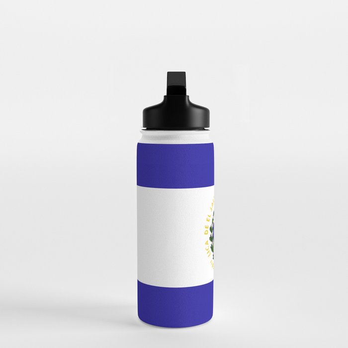 El Salvador flag emblem Water Bottle Gallery Image 3
