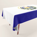 El Salvador flag emblem Tablecloth Gallery Image 1