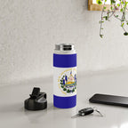 El Salvador flag emblem Water Bottle Gallery Image 4