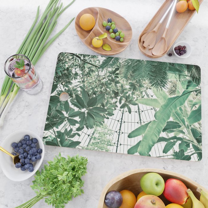 Tropical Greenhouse #2 Cutting Board Gallery Image 2