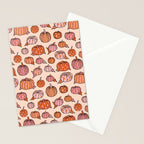Flower Pumpkin Print Stationery Card Gallery Image 2