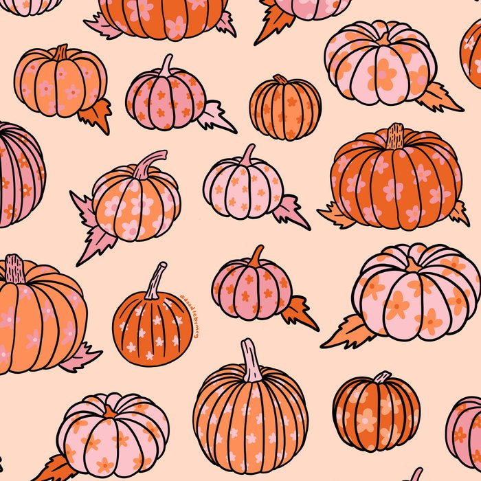 Flower Pumpkin Print Coffee Mug Gallery Image 2