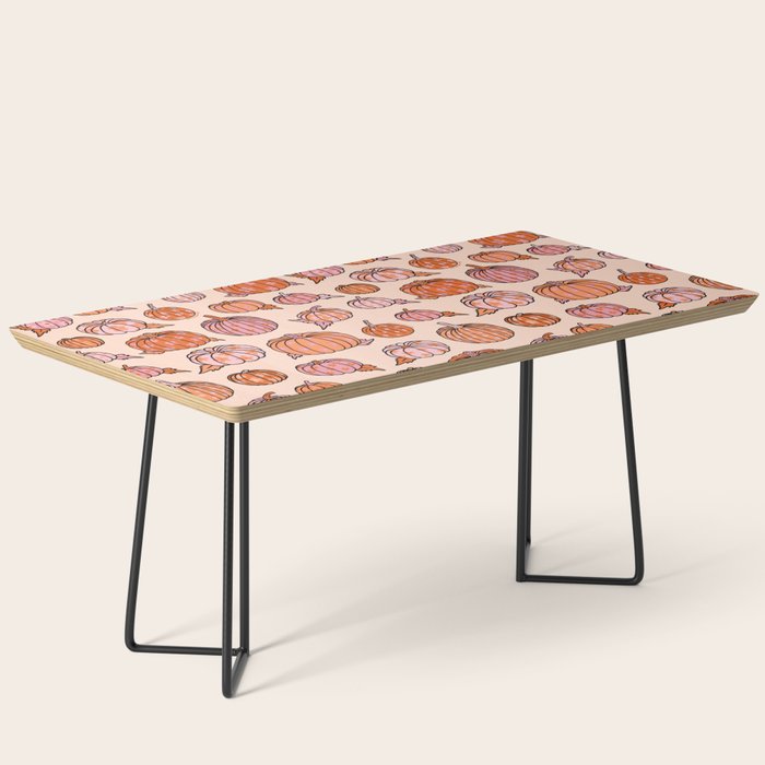 Flower Pumpkin Print Coffee Table Gallery Image 1
