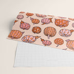 Flower Pumpkin Print Wrapping Paper Gallery Image 2
