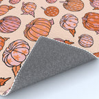 Flower Pumpkin Print Rug Gallery Image 4