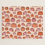 Flower Pumpkin Print Jigsaw Puzzle Gallery Image 1