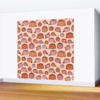 Flower Pumpkin Print Wall Mural Gallery Image 2