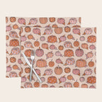 Flower Pumpkin Print Placemat Gallery Image 1