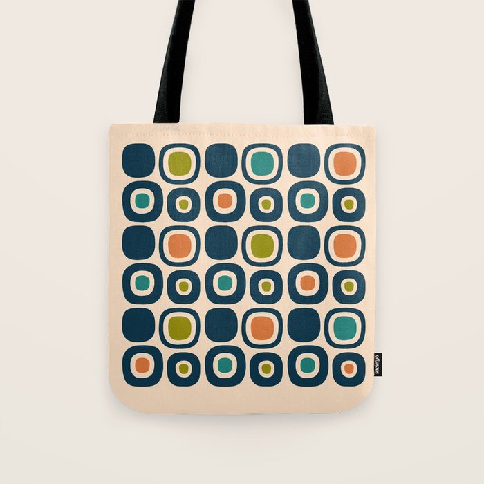 Mid Century Modern Scandinavian Abstract 322 Tote Bag Gallery Image 1