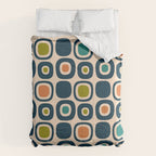 Mid Century Modern Scandinavian Abstract 322 Comforter Gallery Image 6