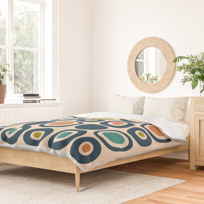 Mid Century Modern Scandinavian Abstract 322 Duvet Cover Gallery Image 2