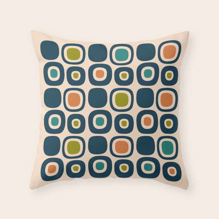 Mid Century Modern Scandinavian Abstract 322 Throw Pillow Gallery Image 6