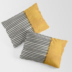 Sunshine Color Field Rothko Inspired Abstract Mid Century Modern Geometric Pattern Pillow Sham Gallery Image 3