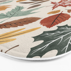 Autumn leaves fall IU Bath Mat Gallery Image 3