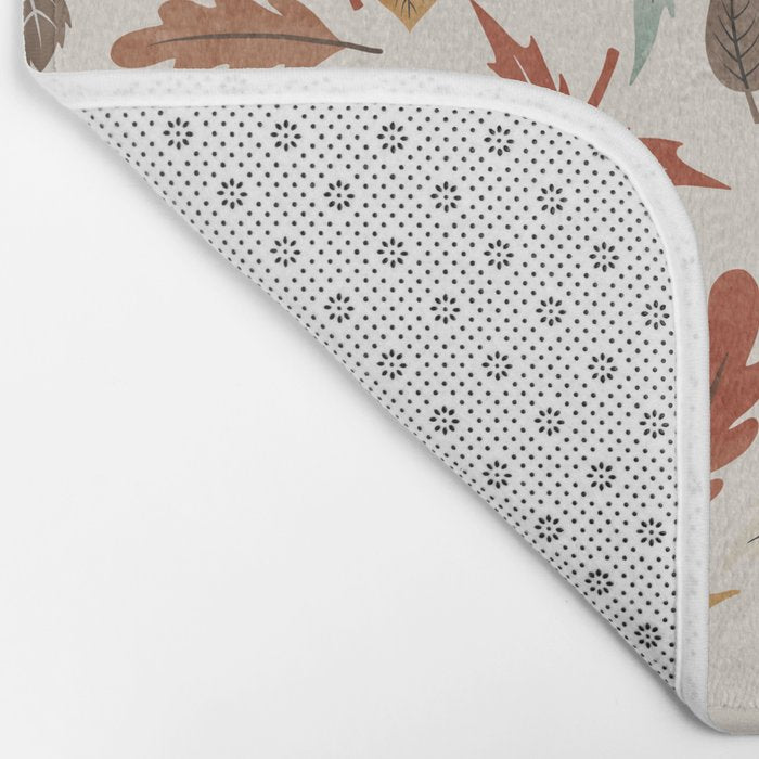 Autumn leaves fall IU Bath Mat Gallery Image 2