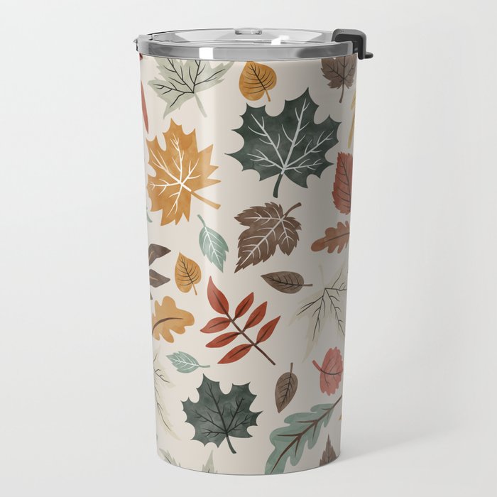 Autumn leaves fall IU Travel Mug Gallery Image 2