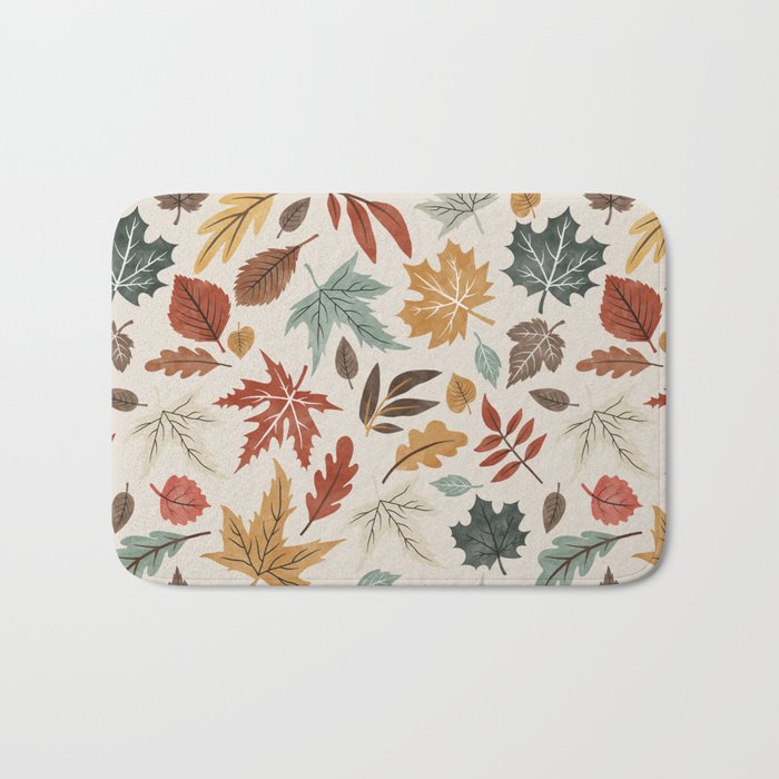 Autumn leaves fall IU Bath Mat Gallery Image 1
