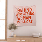 Behind Every Strong Woman Wall Tapestry Gallery Image 2