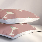 Martini Cocktail O'clock  Pillow Sham Gallery Image 3