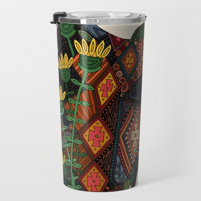 bison bone beige Travel Mug Gallery Image 3