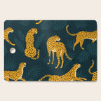 Leopard pattern Black Cutting Board Gallery Image 1