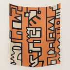Abstract Line Movement 11 Wall Tapestry Gallery Image 4