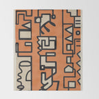 Abstract Line Movement 11 Throw Blanket Gallery Image 2