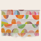 Mid Century Abstract cut-out Pebbles 2. Cosy Retro Wall Hanging Gallery Image 1