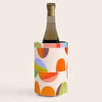Mid Century Abstract cut-out Pebbles 2. Cosy Retro Wine Chiller Gallery Image 2