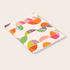 Mid Century Abstract cut-out Pebbles 2. Cosy Retro Notebook Gallery Image 2
