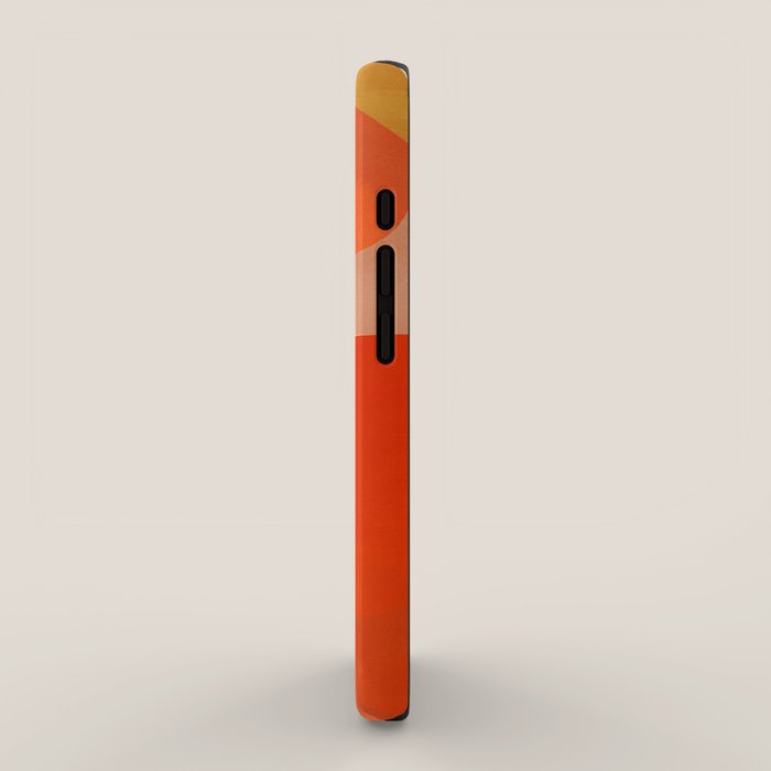 mid century shapes moon iPhone Case Gallery Image 2