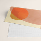 mid century shapes moon Wrapping Paper Gallery Image 2