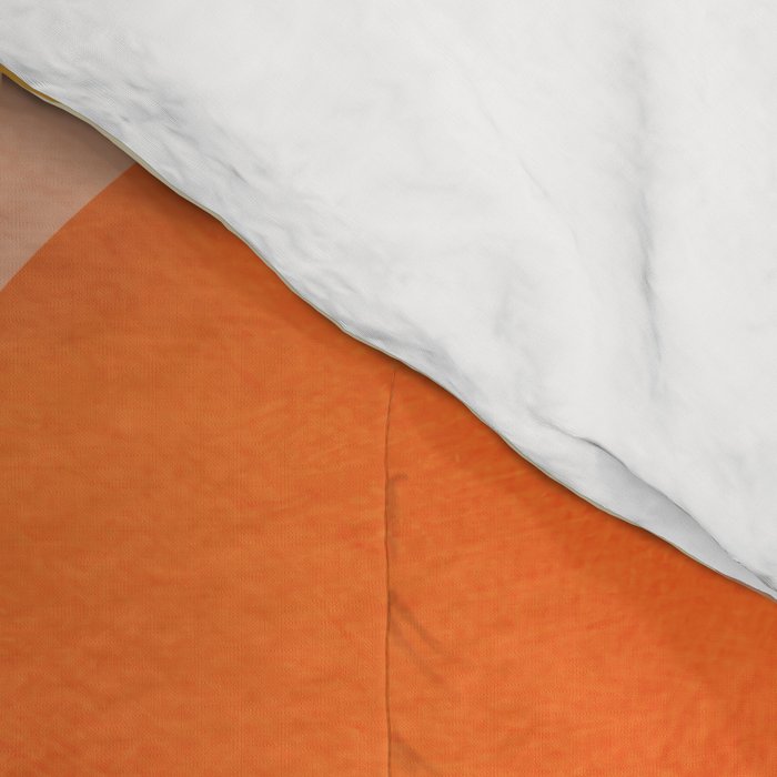 mid century shapes moon Comforter Gallery Image 4