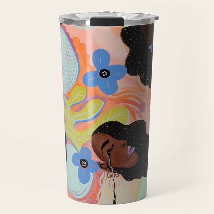 Pools of Us | Coral Botancials Travel Mug Gallery Image 1