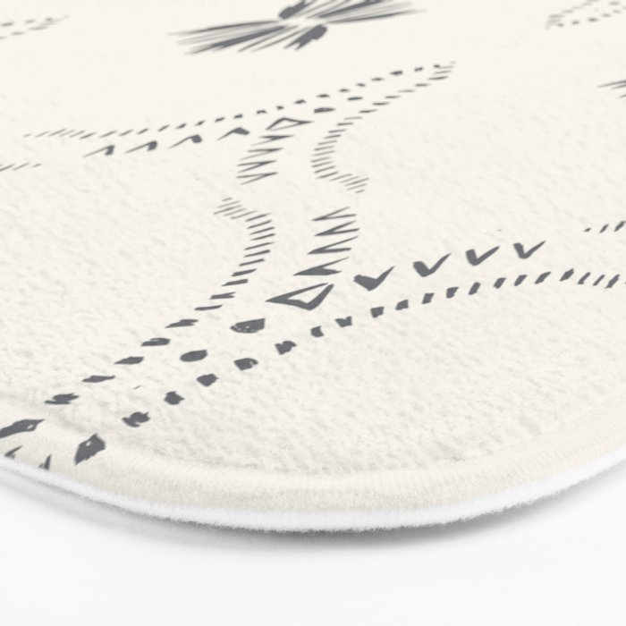 WILDFLOWER JASMIN GREY Bath Mat Gallery Image 3