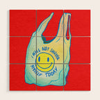 I'm a Plastic Bag Wood Wall Art Gallery Image 1