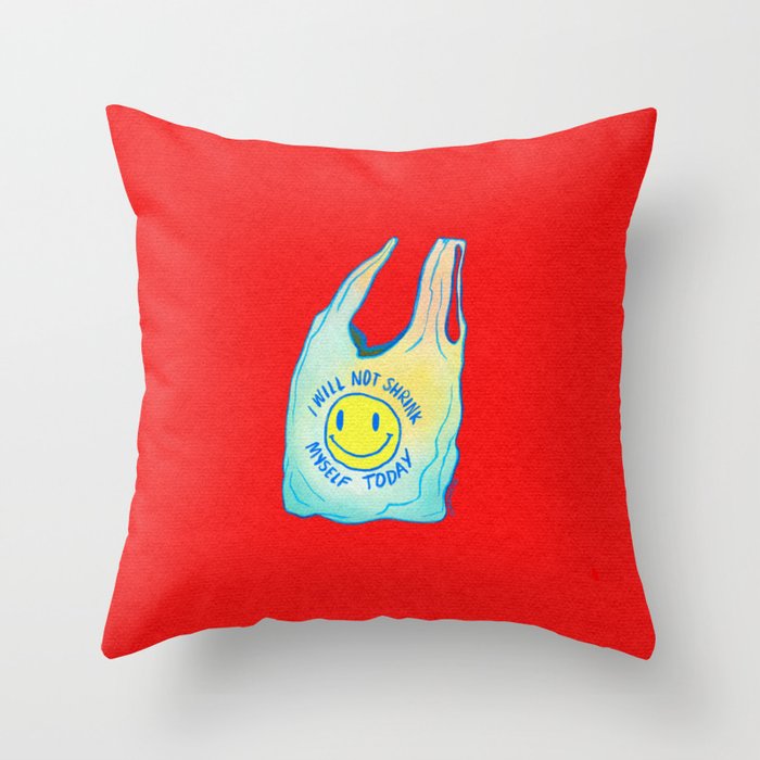 I'm a Plastic Bag Throw Pillow Gallery Image 6