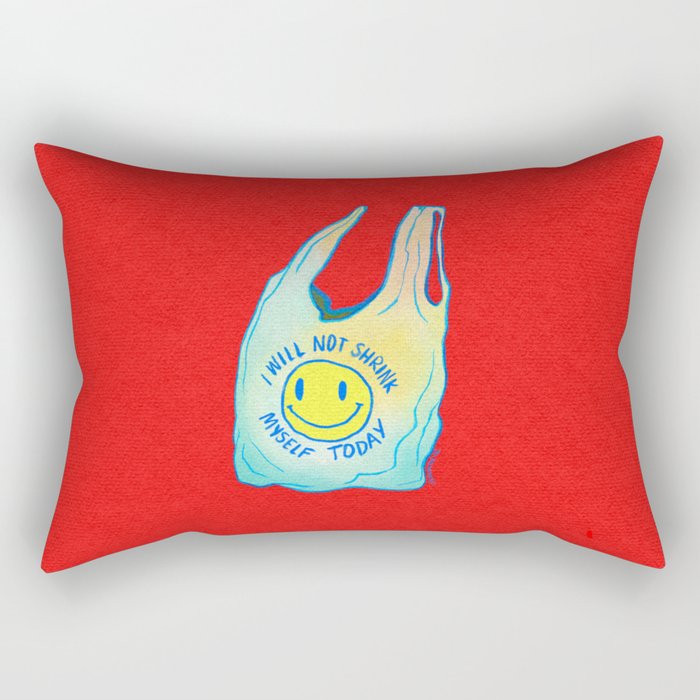 I'm a Plastic Bag Rectangular Pillow Gallery Image 2
