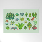 Baby succulent 1 - light Welcome Mat Gallery Image 1