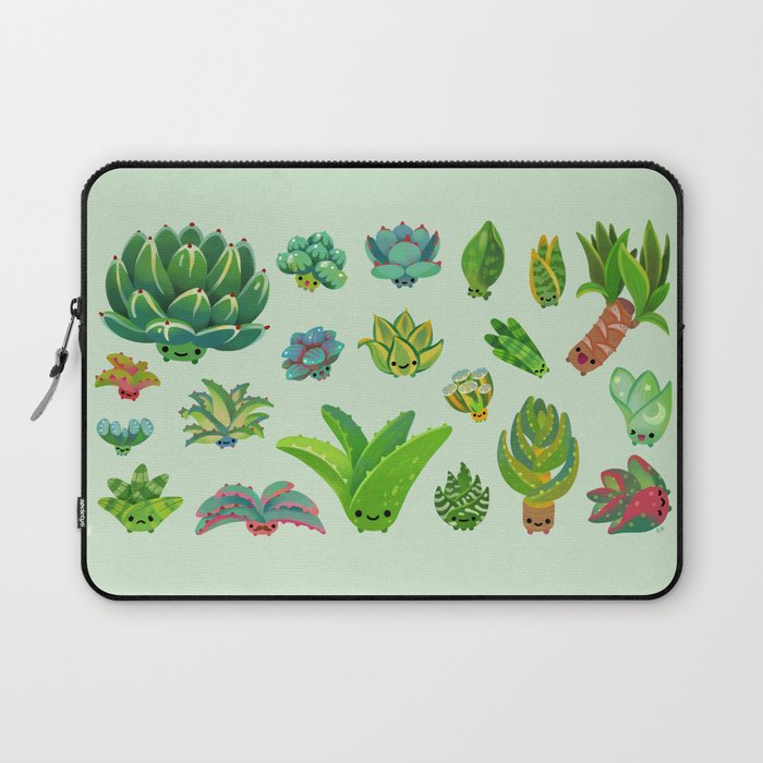 Baby succulent 1 - light Laptop Sleeve Gallery Image 1