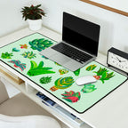 Baby succulent 1 - light Desk Mat Gallery Image 2