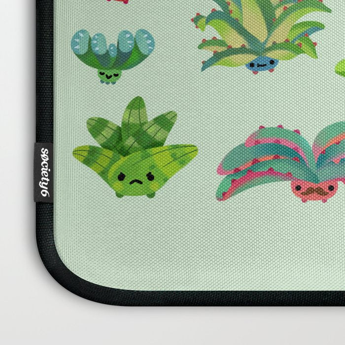Baby succulent 1 - light Laptop Sleeve Gallery Image 3