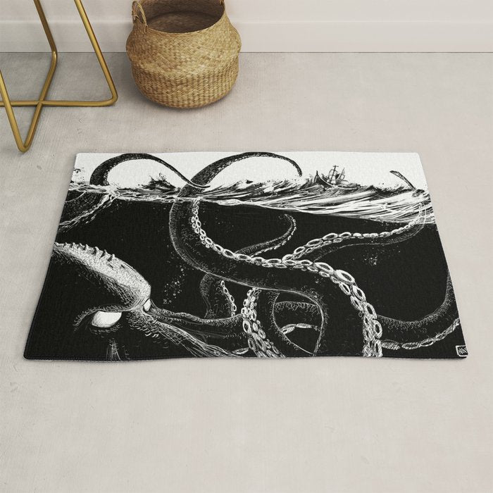Kraken Rules the Sea Rug Gallery Image 1
